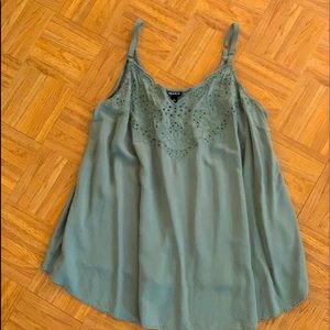 Torrid green swing cami